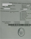 Copia de los recibos de TSG sellados